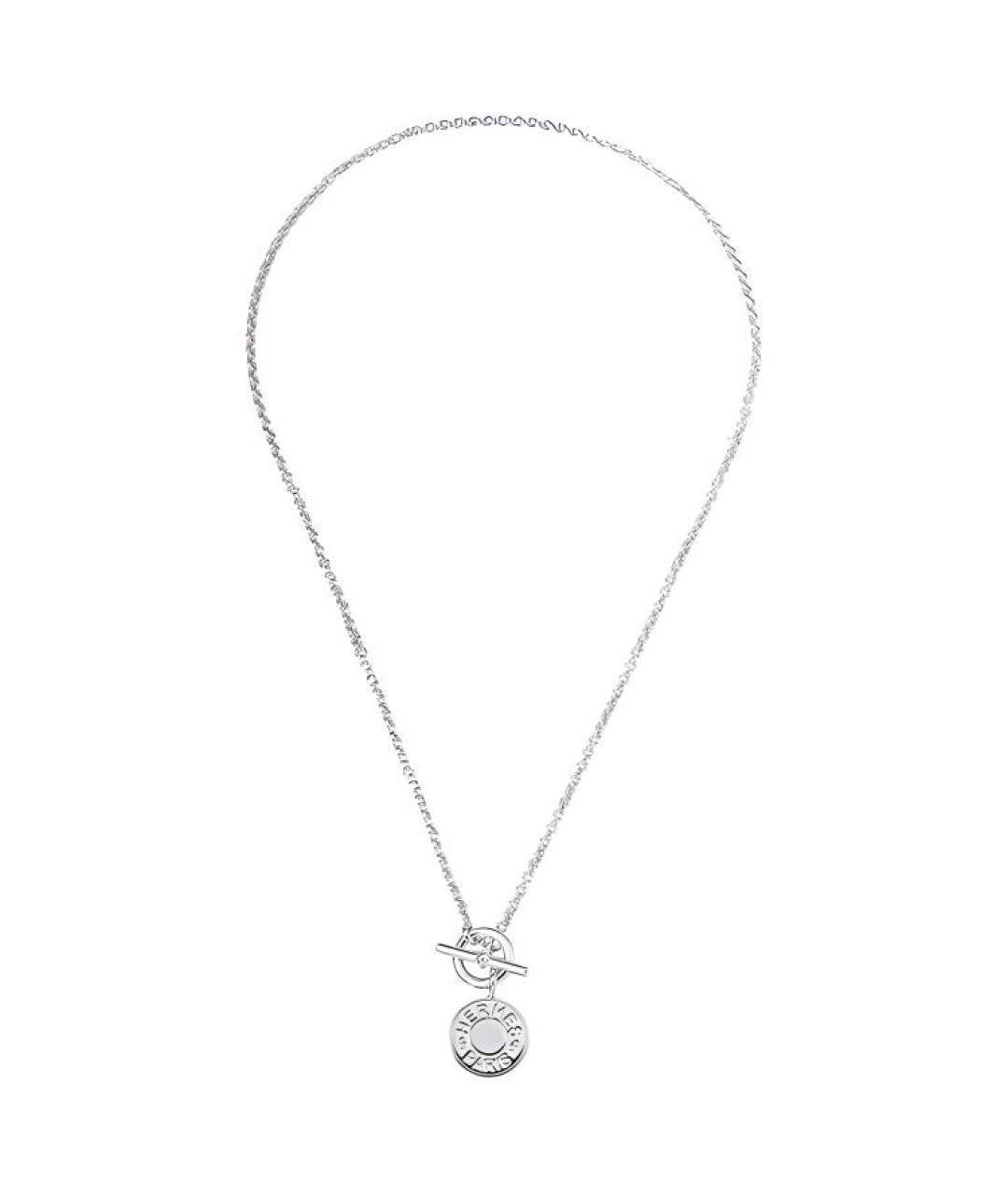 HERMES Серебряная металлическая цепочка, фото 3