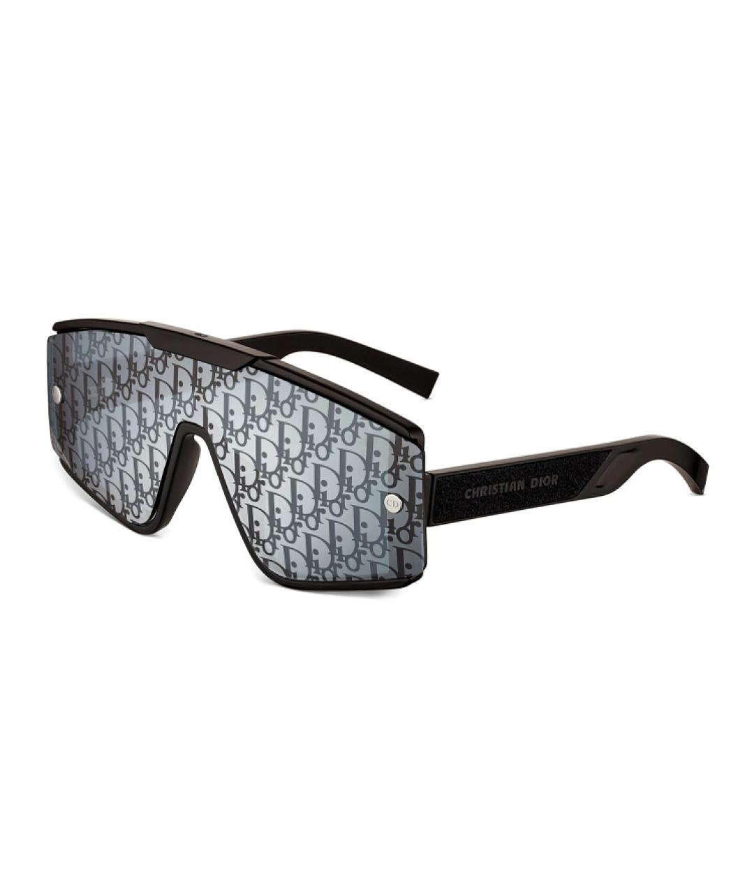 CHRISTIAN DIOR Черные пластиковые солнцезащитные очки, фото 1