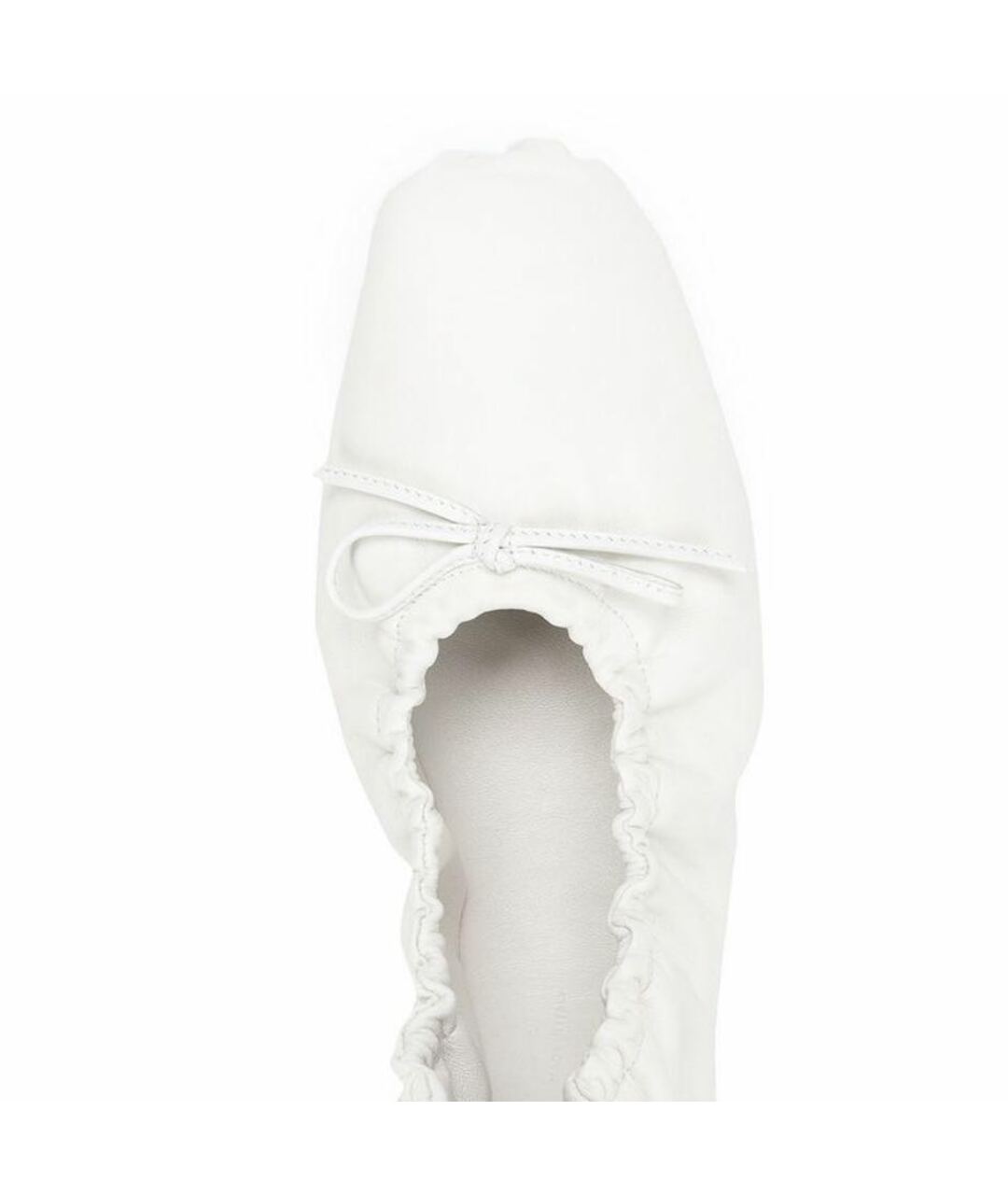 KHAITE Белые кожаные балетки, фото 5
