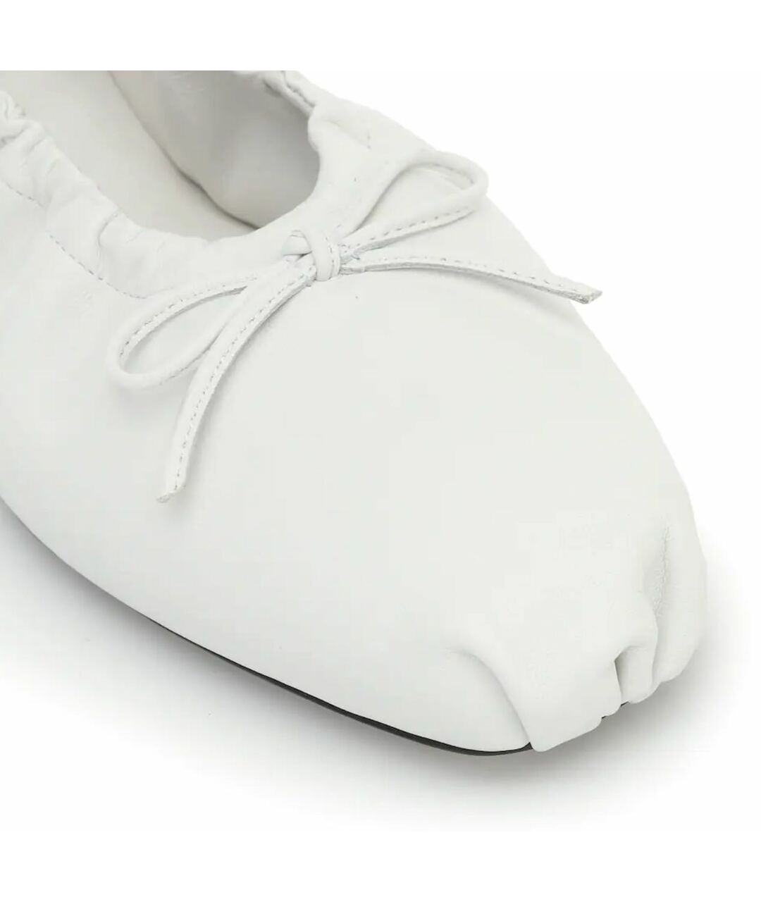 KHAITE Белые кожаные балетки, фото 4