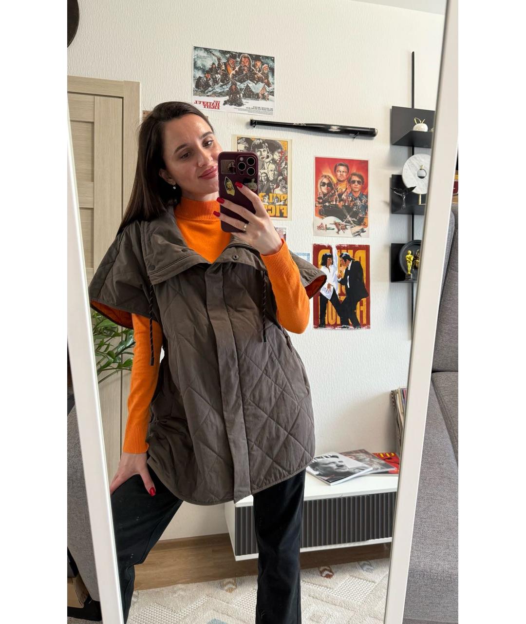 WEEKEND MAX MARA Хаки жилет, фото 7