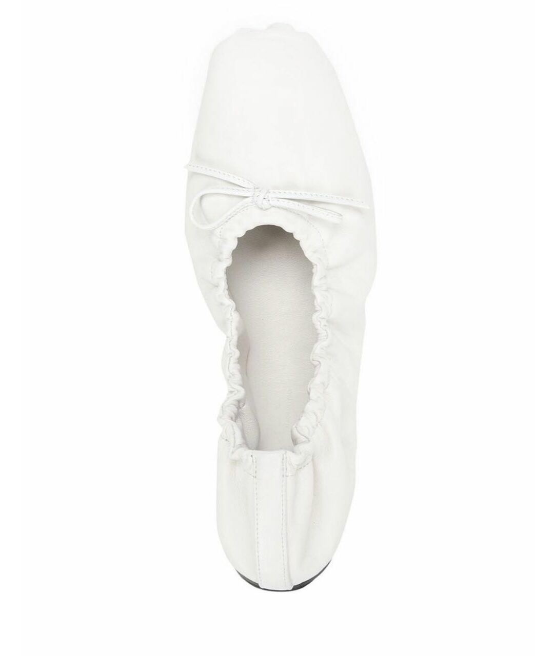 KHAITE Белые кожаные балетки, фото 3