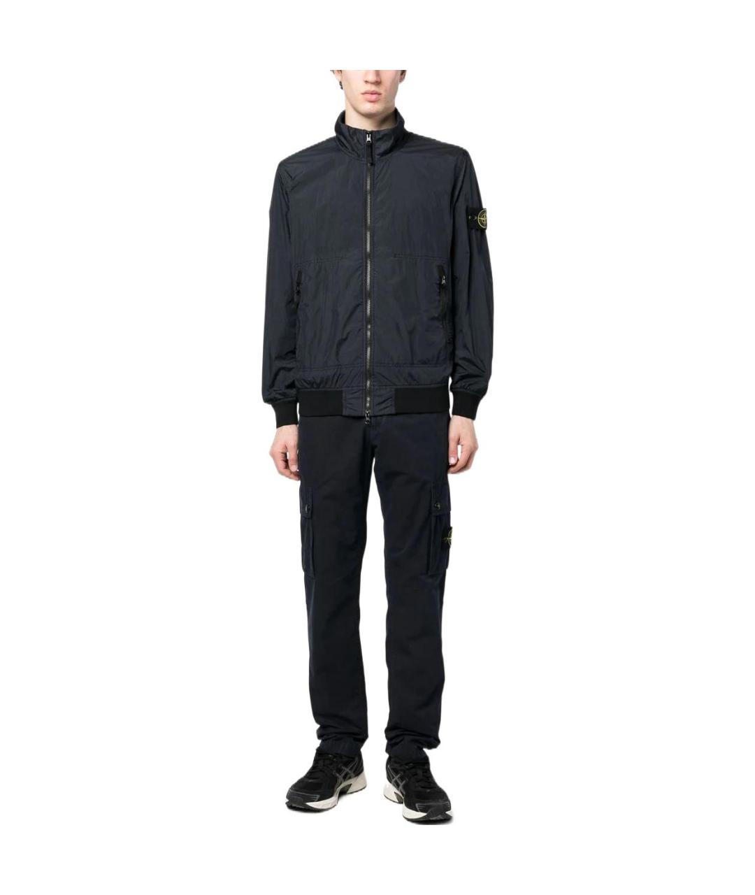 STONE ISLAND Синие брюки чинос, фото 3