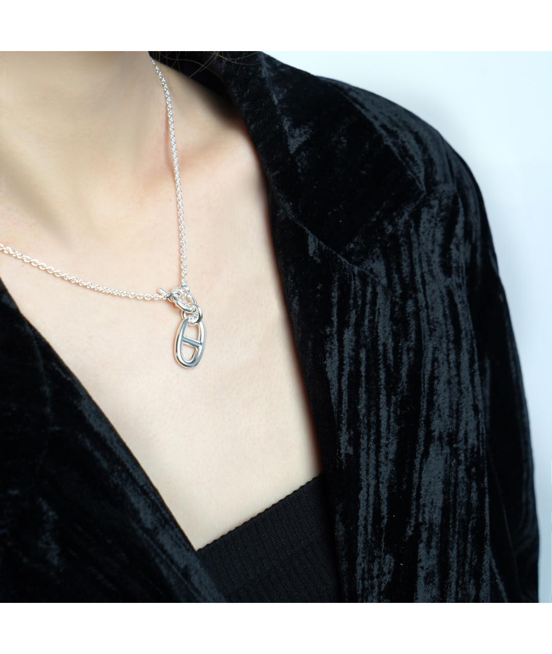 HERMES Серебряная серебряная цепочка/подвеска, фото 4