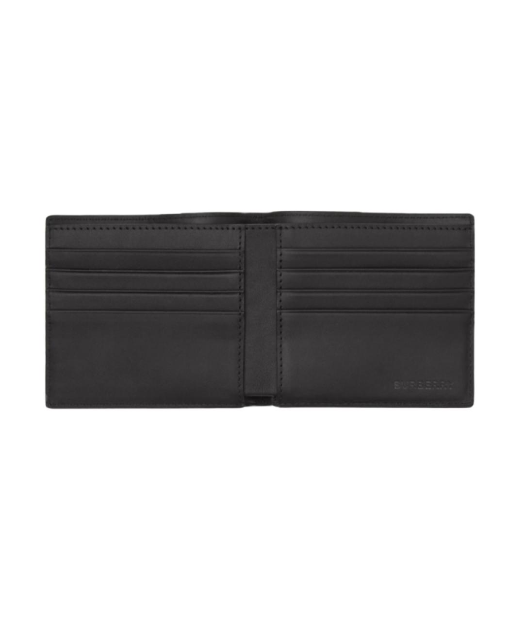 BURBERRY Темно-синий бархатный кошелек, фото 4