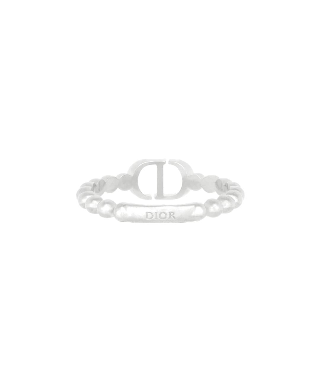 CHRISTIAN DIOR Серебряное металлическое кольцо, фото 3