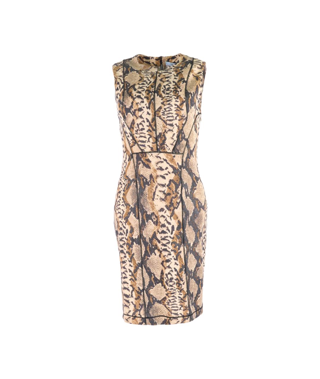 BLUMARINE Мульти шерстяное коктейльное платье, фото 6