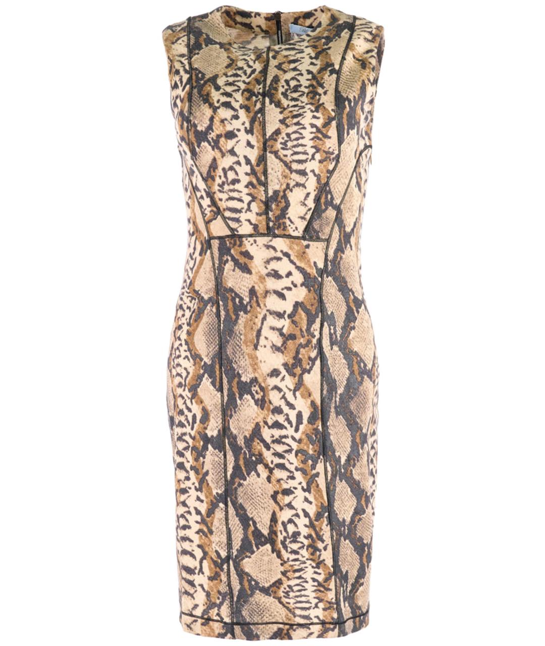 BLUMARINE Мульти шерстяное коктейльное платье, фото 1