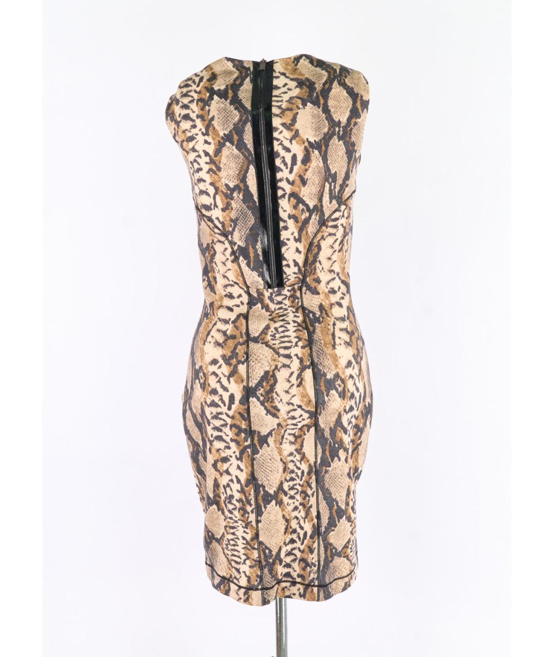 BLUMARINE Мульти шерстяное коктейльное платье, фото 2