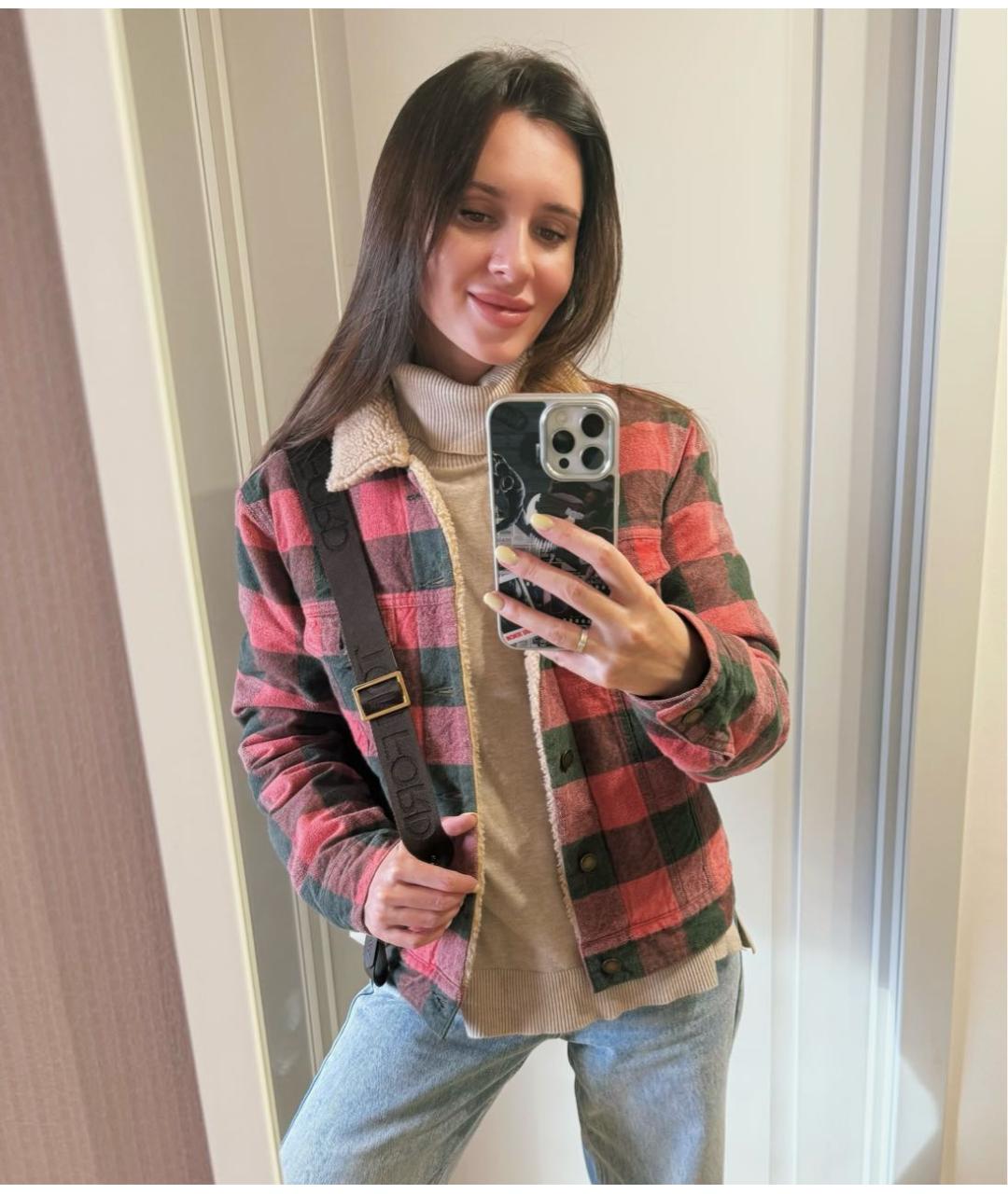 SAINT LAURENT Бордовая деним куртка, фото 8