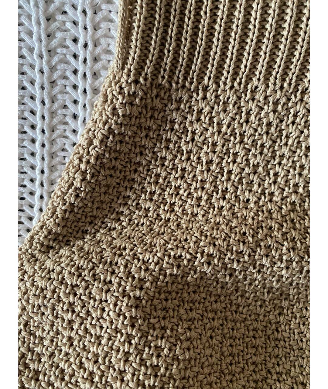 MARC CAIN Бежевый хлопковый джемпер / свитер, фото 4