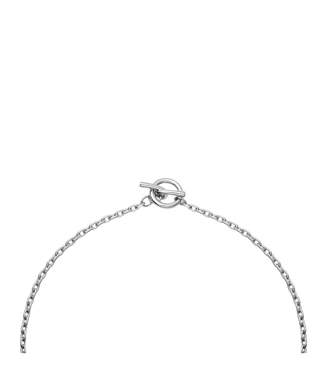 HERMES Коричневая металлическая цепочка, фото 4