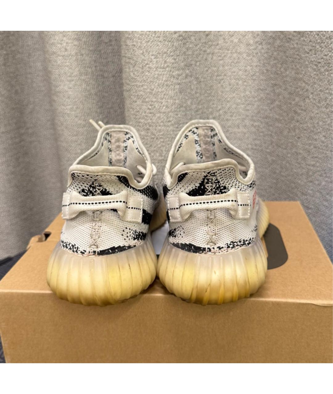 ADIDAS YEEZY Белые низкие кроссовки / кеды, фото 4