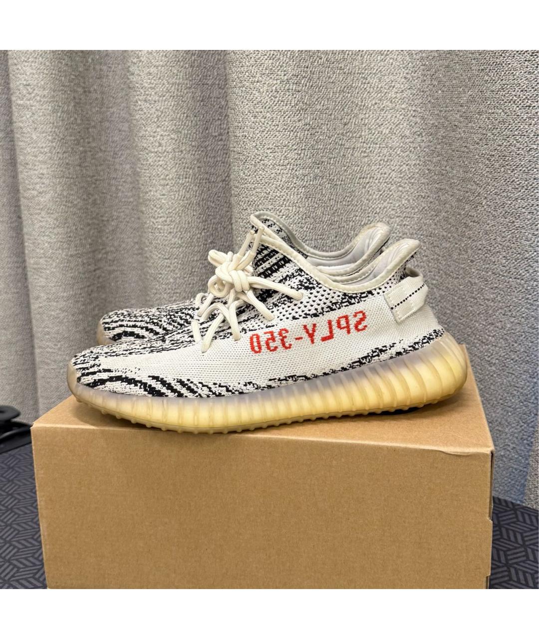 ADIDAS YEEZY Белые низкие кроссовки / кеды, фото 8