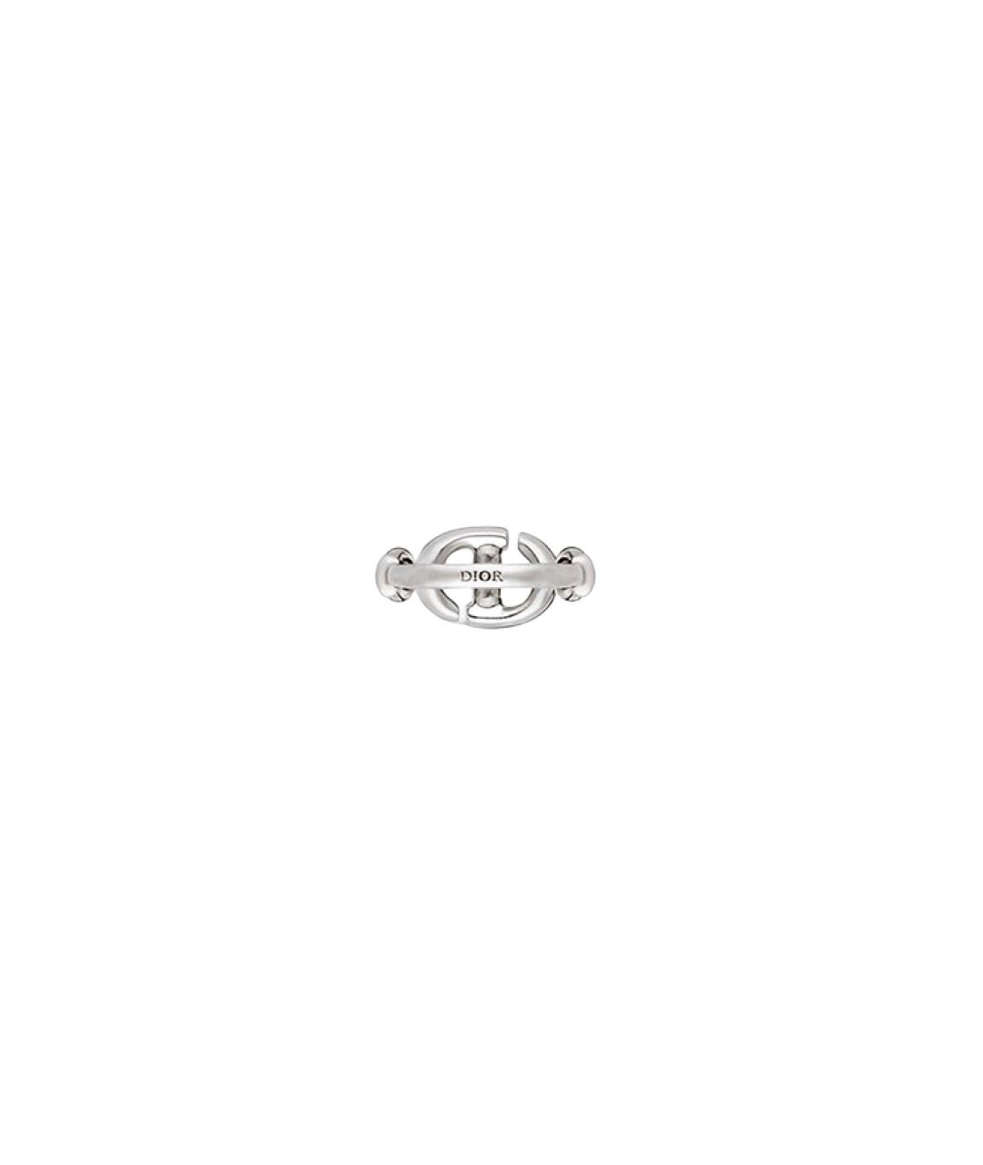 CHRISTIAN DIOR Серебряное металлическое кольцо, фото 2