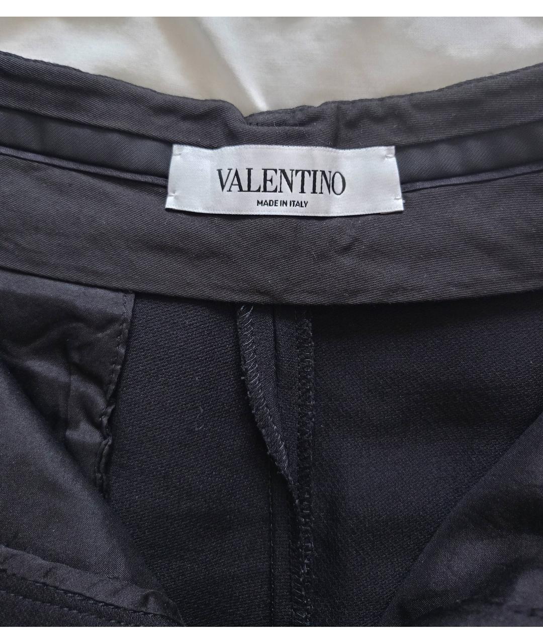 VALENTINO Черные шерстяные кюлоты, фото 3