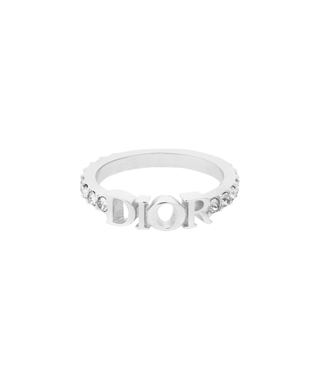 CHRISTIAN DIOR Серебряное металлическое кольцо, фото 2
