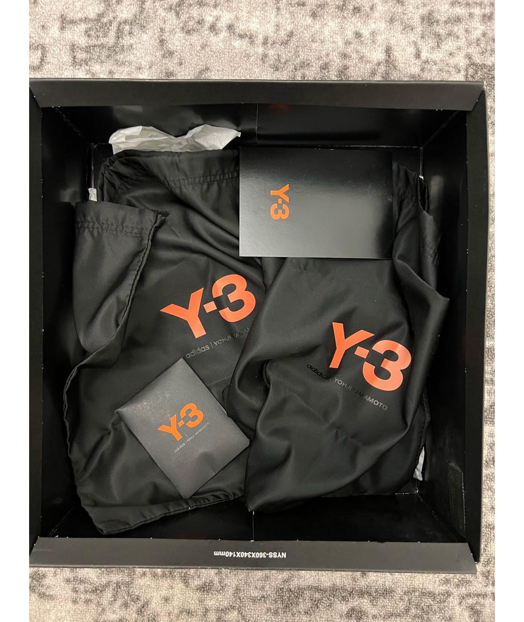 Y-3 Черные кожаные высокие ботинки, фото 6