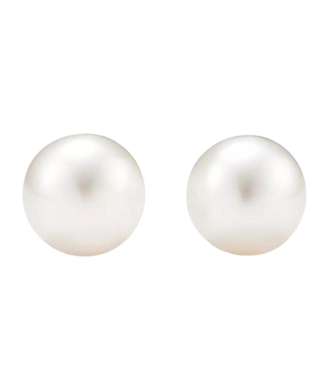 TIFFANY&CO Белые серебряные серьги, фото 1