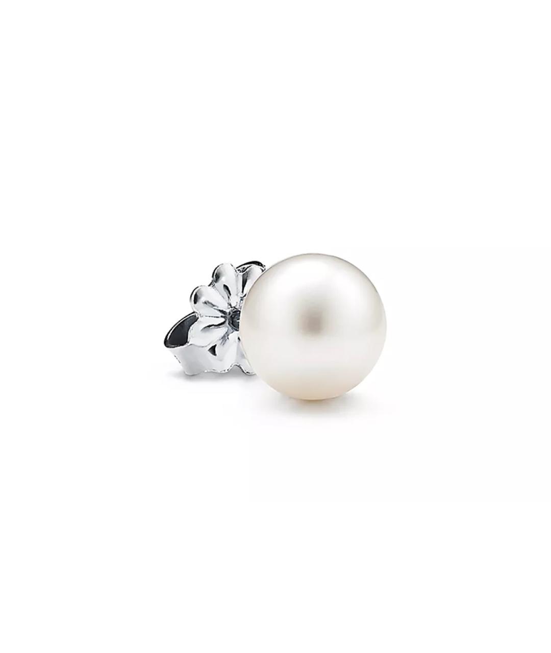 TIFFANY&CO Белые серебряные серьги, фото 2