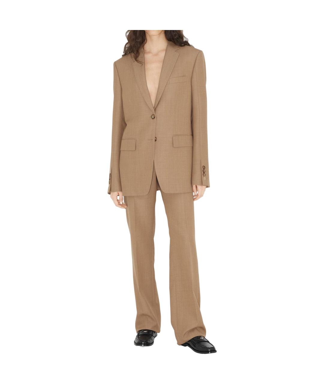 BURBERRY Бежевый жакет/пиджак, фото 3