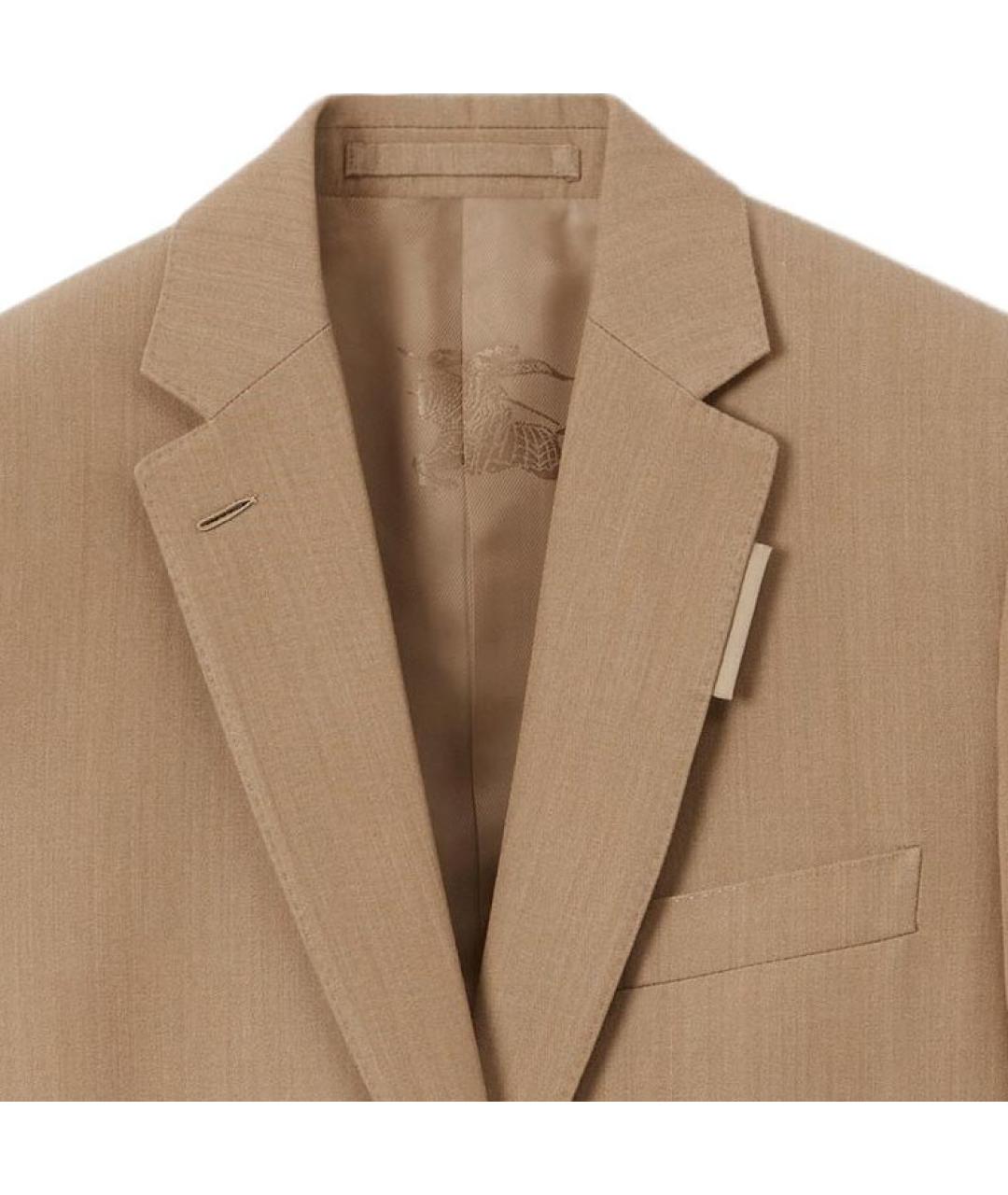 BURBERRY Бежевый жакет/пиджак, фото 5