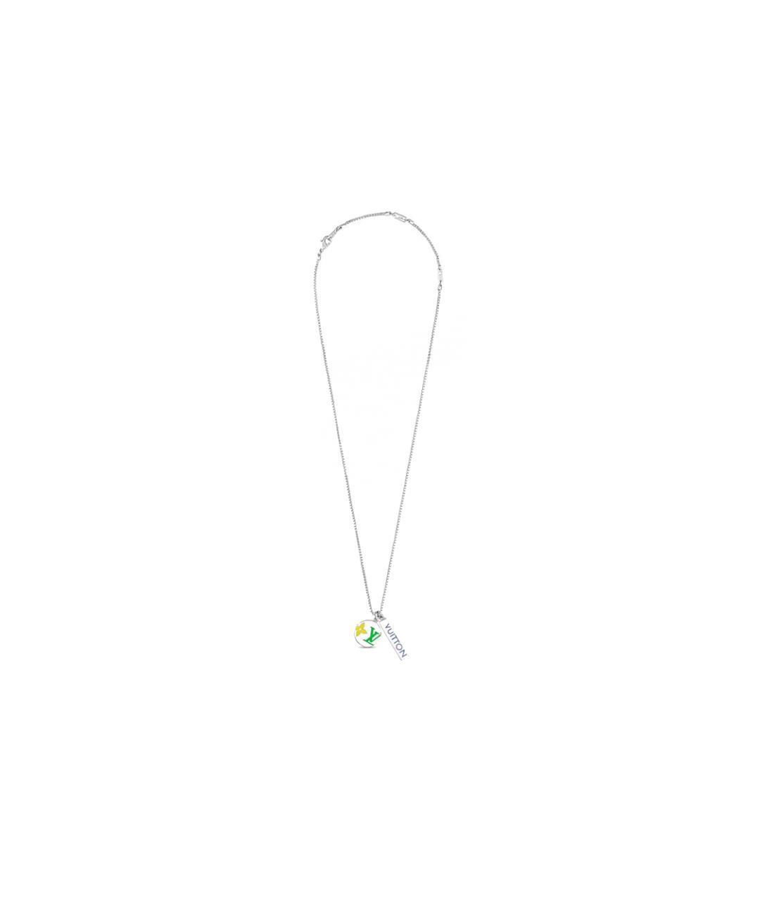 LOUIS VUITTON Серебряная металлическая цепочка/подвеска, фото 2