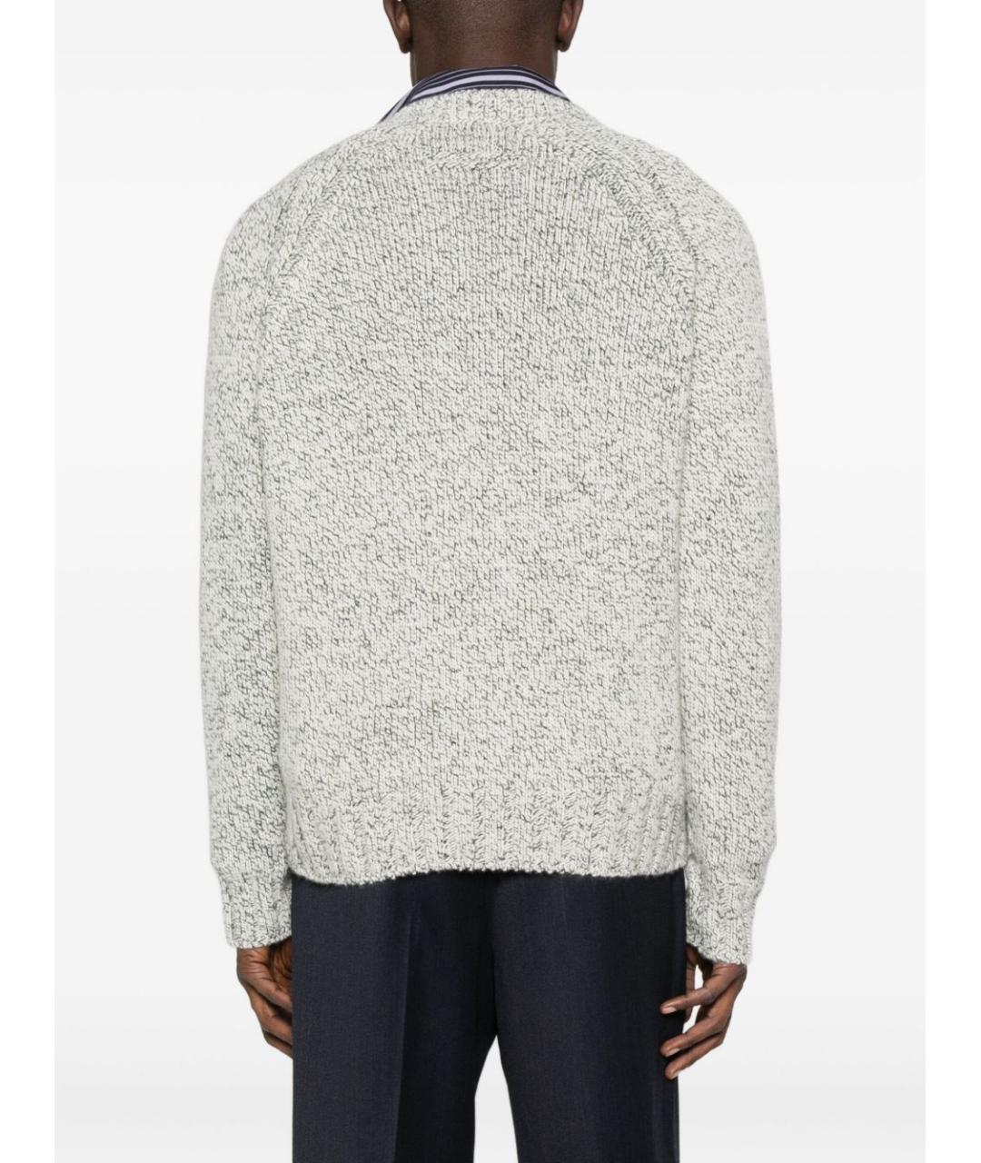 ZEGNA Серый кашемировый джемпер / свитер, фото 4