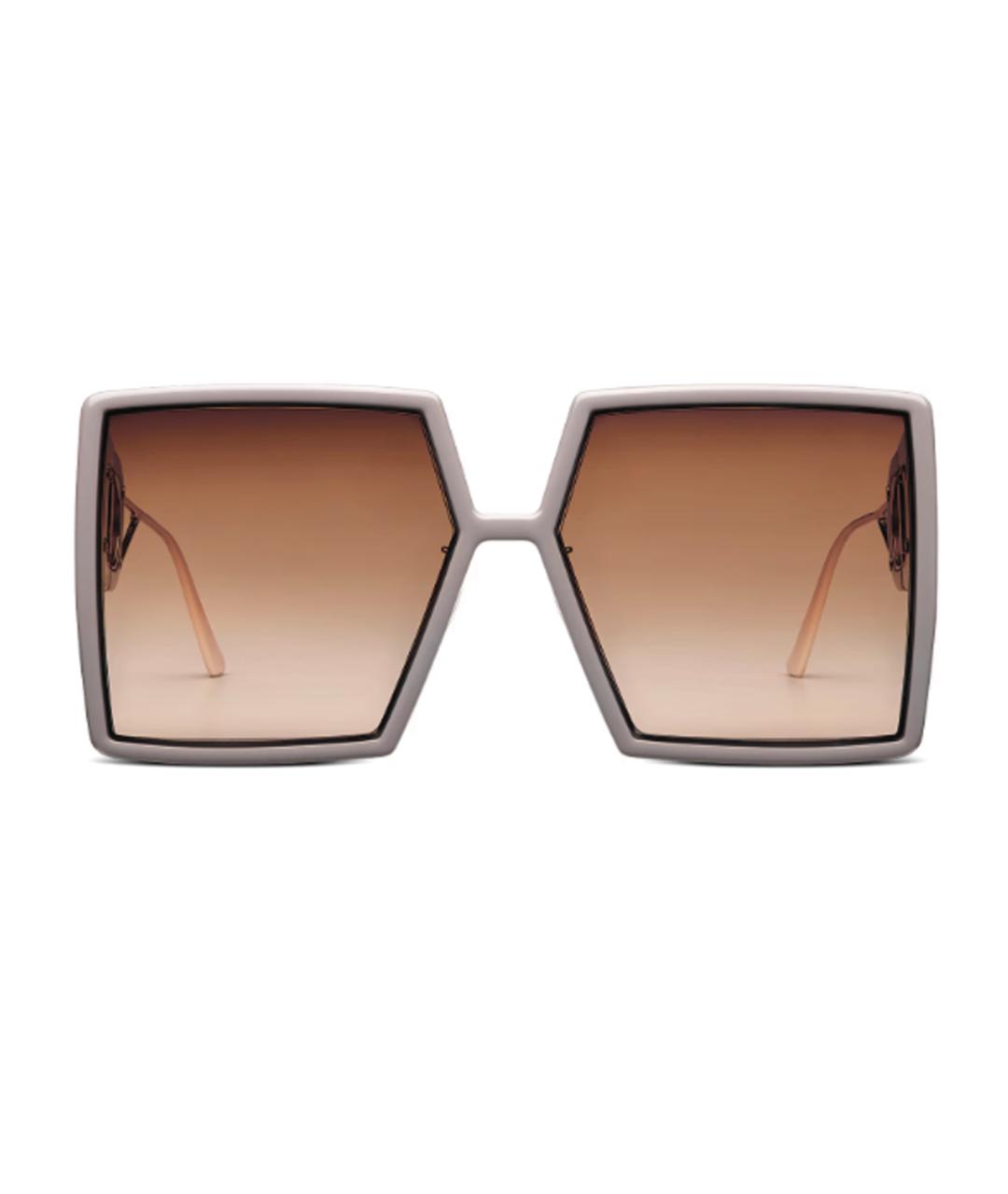 CHRISTIAN DIOR Золотые металлические солнцезащитные очки, фото 2