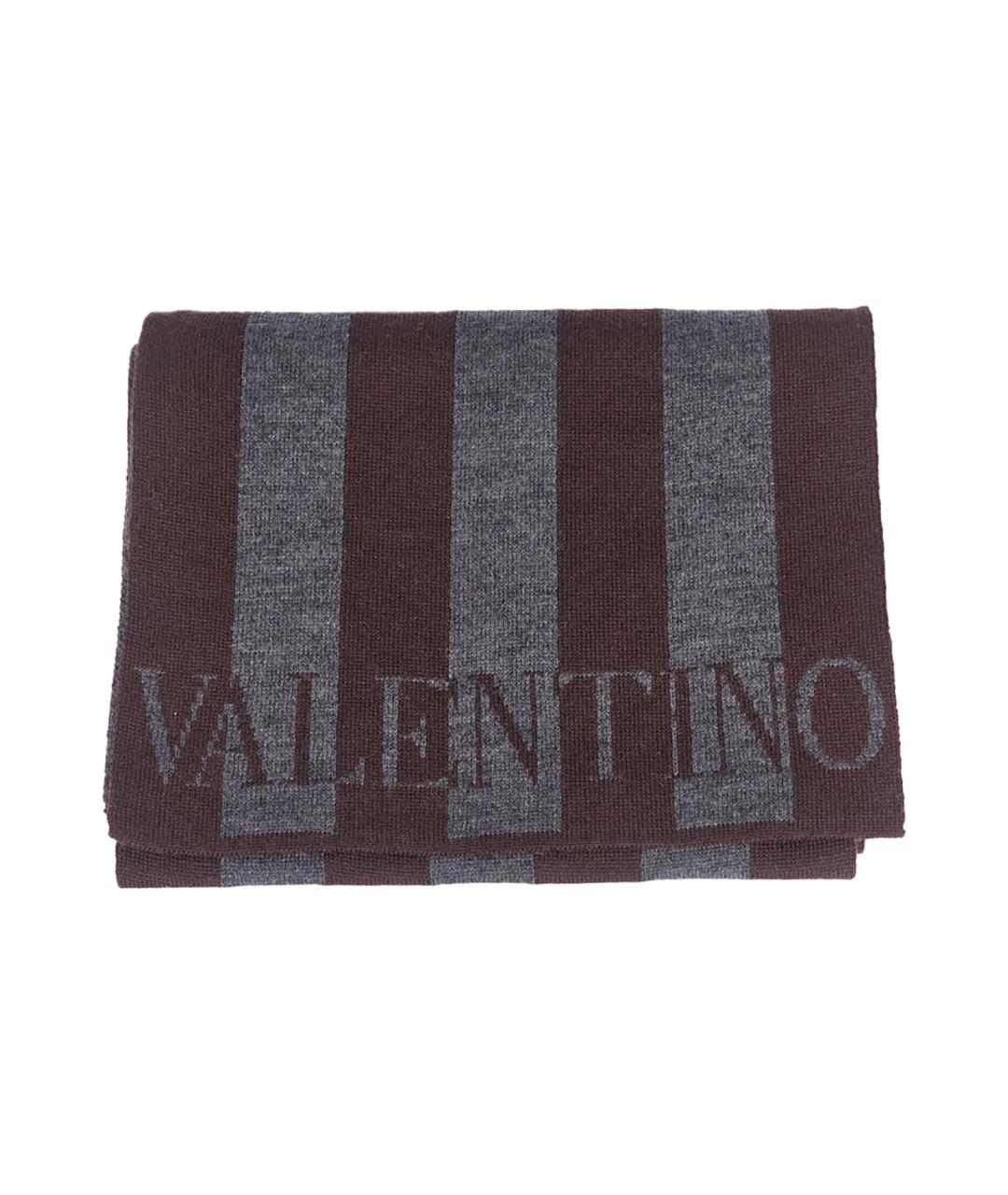 VALENTINO Мульти шерстяной шарф, фото 1
