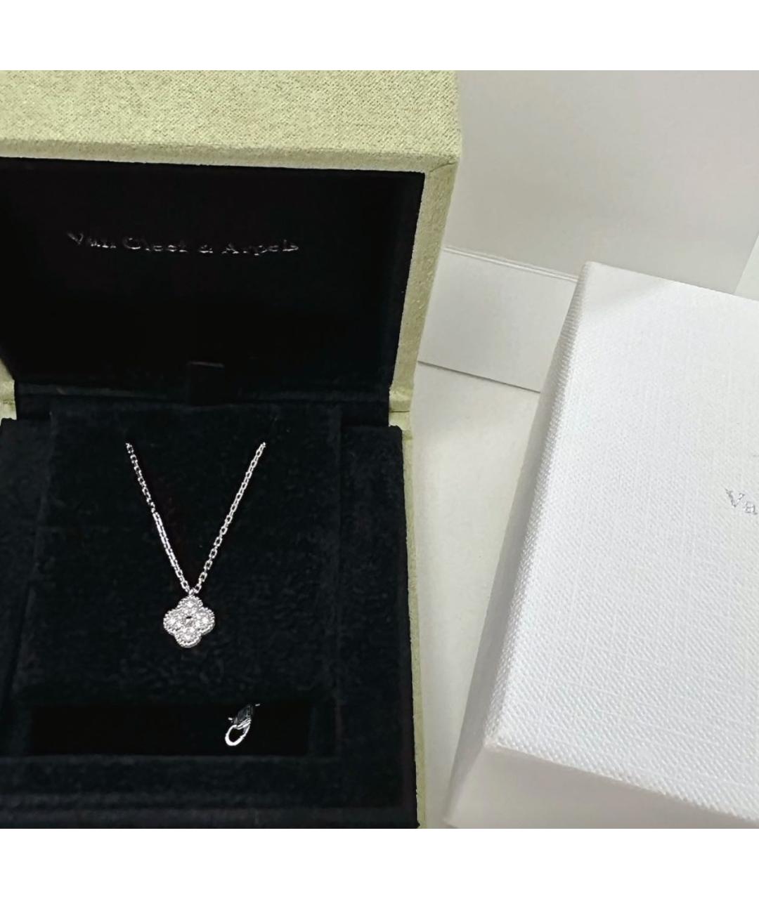 VAN CLEEF & ARPELS Серебряная подвеска из белого золота, фото 4