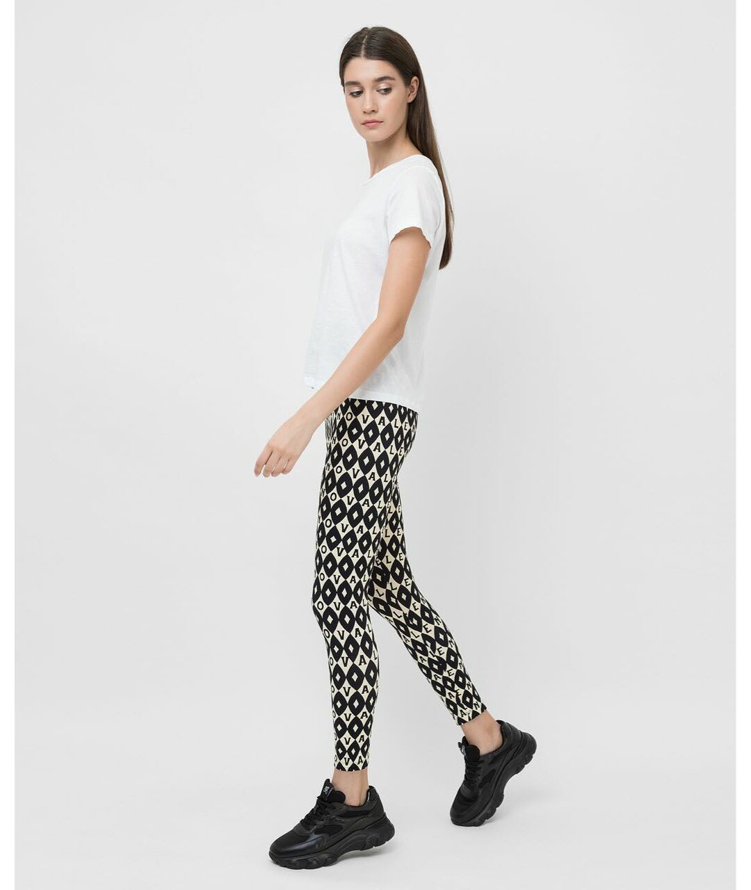 VALENTINO Мульти полиамидовые брюки узкие, фото 4