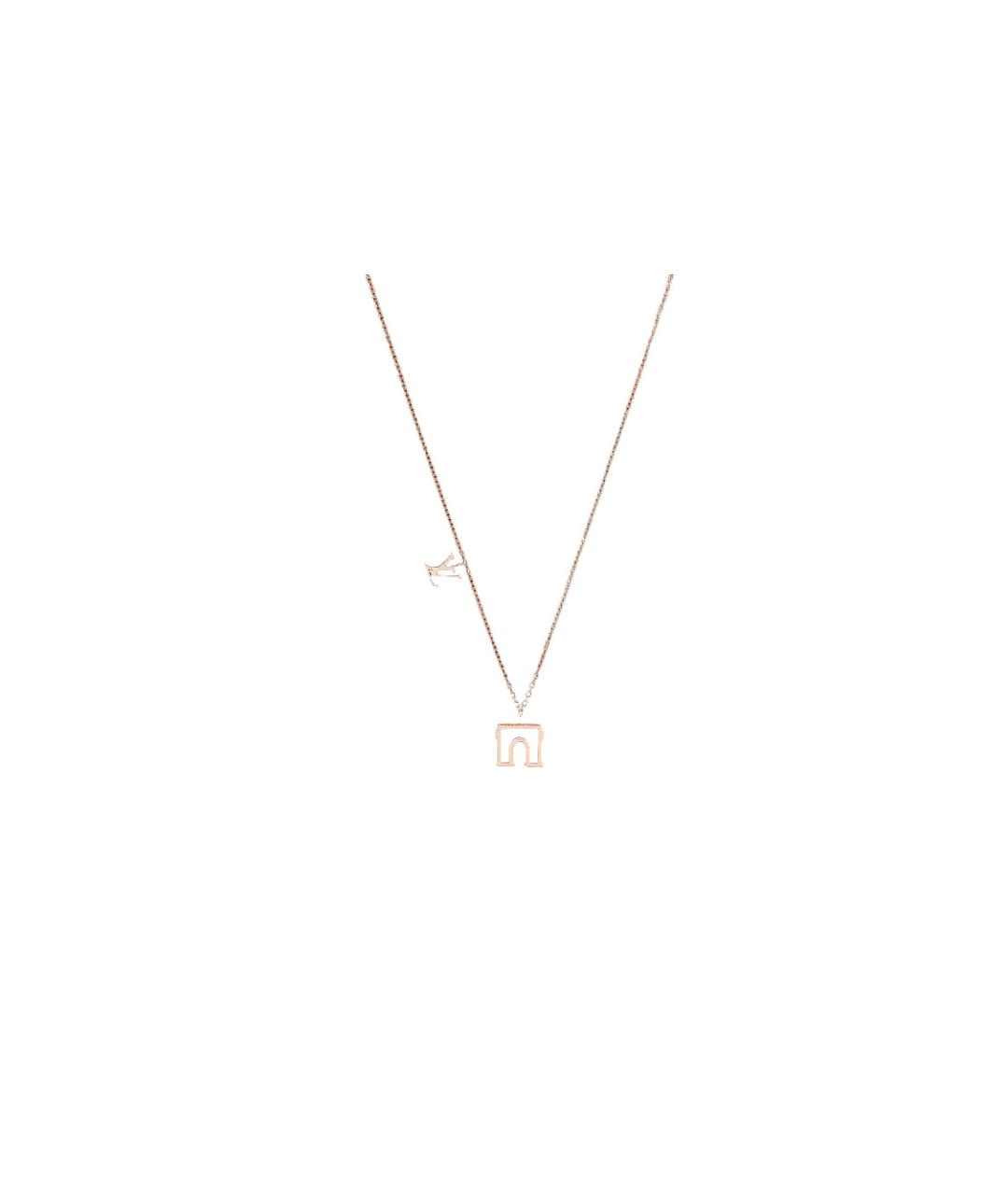 LOUIS VUITTON Золотая металлическая подвеска, фото 4