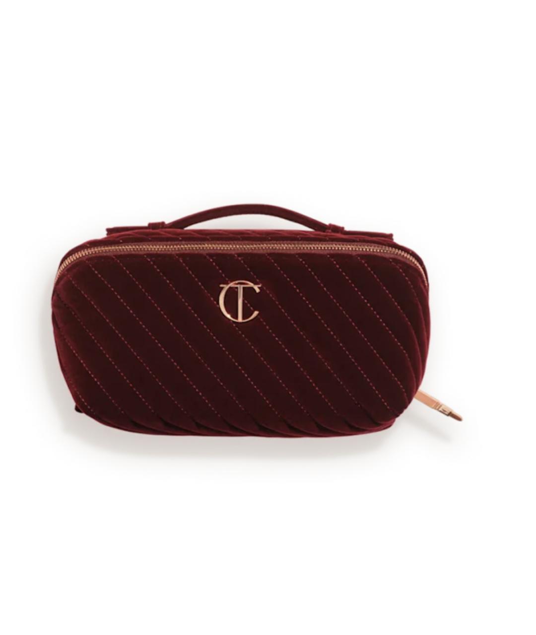 CHARLOTTE TILBURY Бордовая косметичка, фото 6