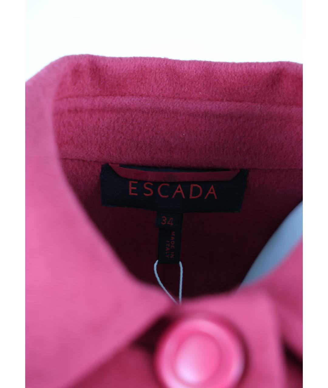 ESCADA Красное шерстяное пальто, фото 4