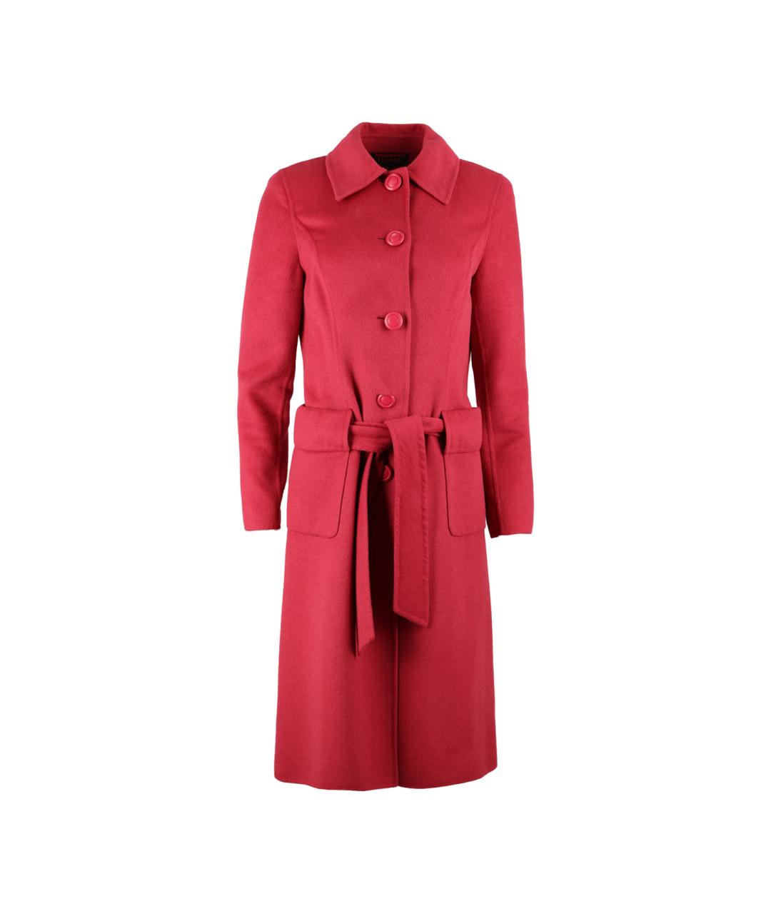 ESCADA Красное шерстяное пальто, фото 6