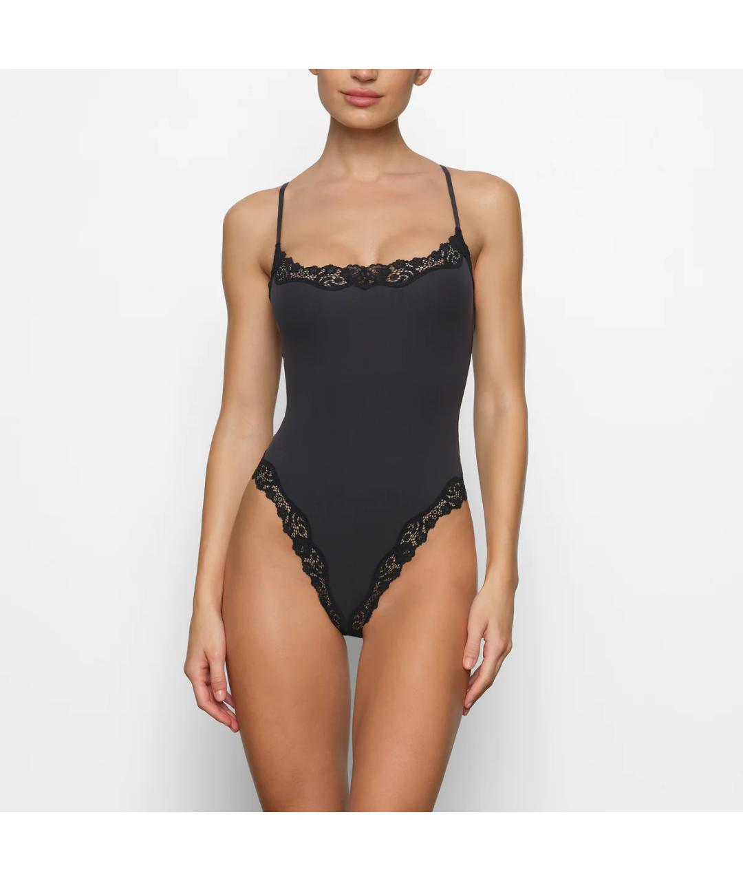 SKIMS Черное боди, фото 2