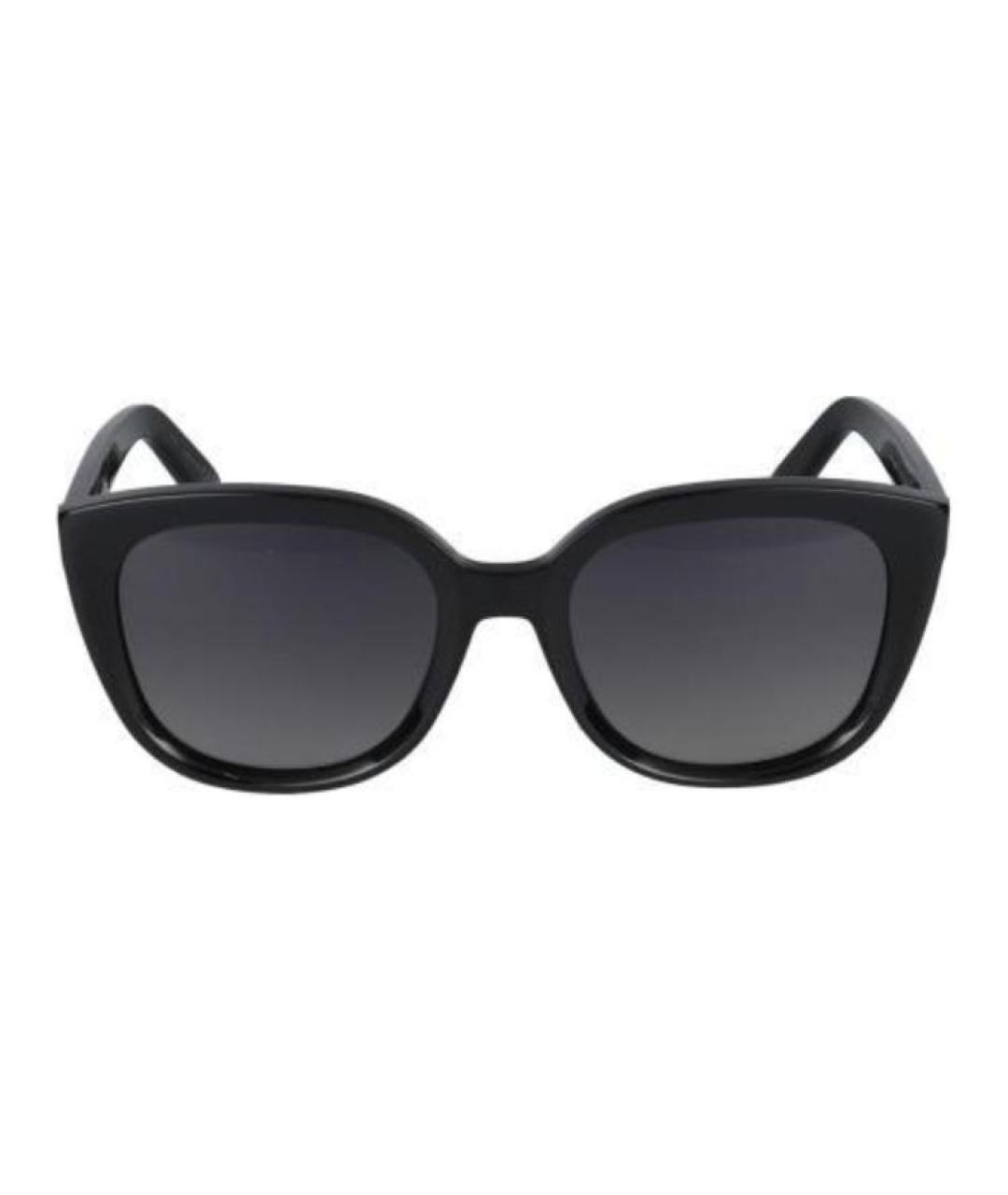 CHRISTIAN DIOR Черные пластиковые солнцезащитные очки, фото 3