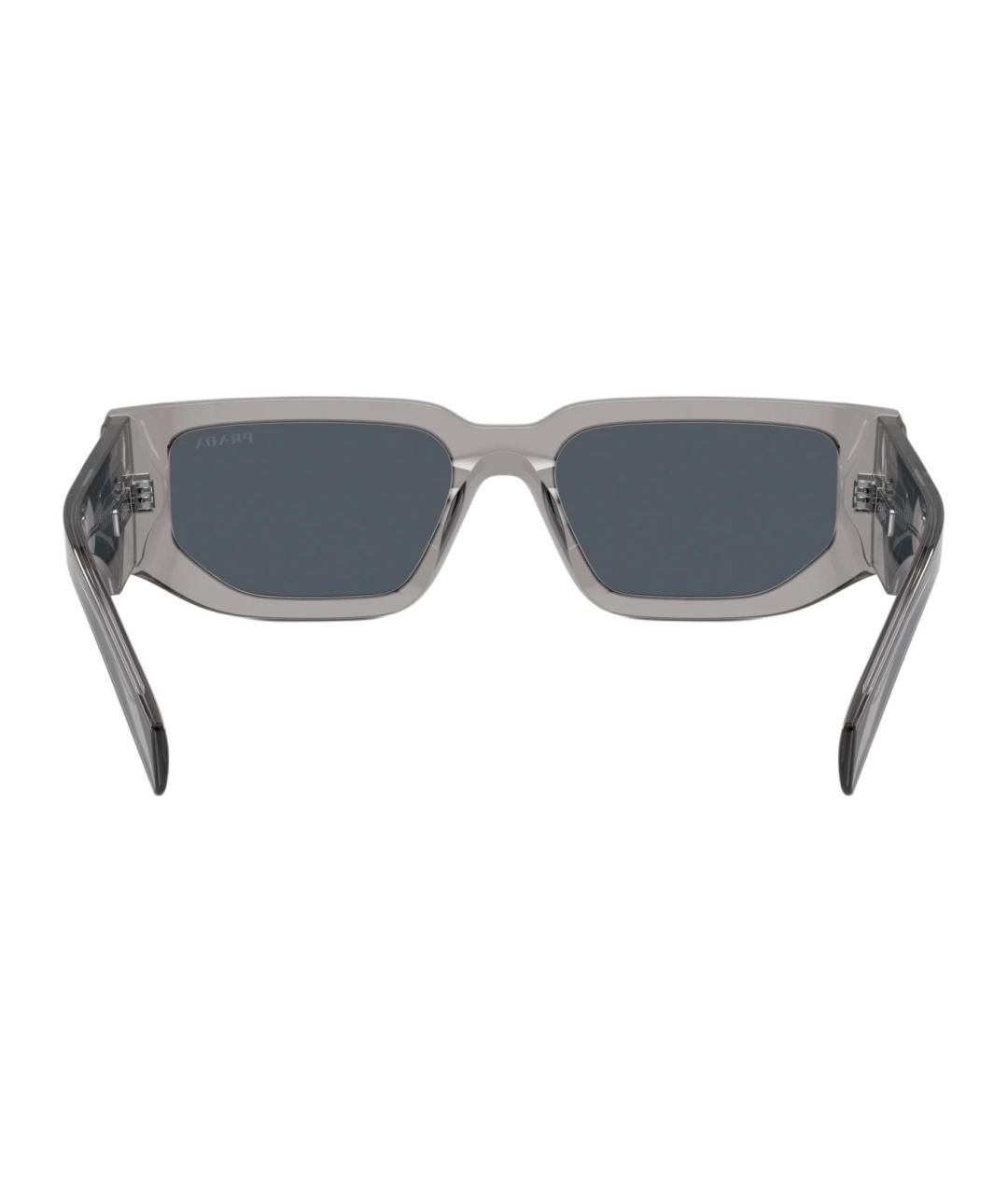 PRADA Серые пластиковые солнцезащитные очки, фото 4