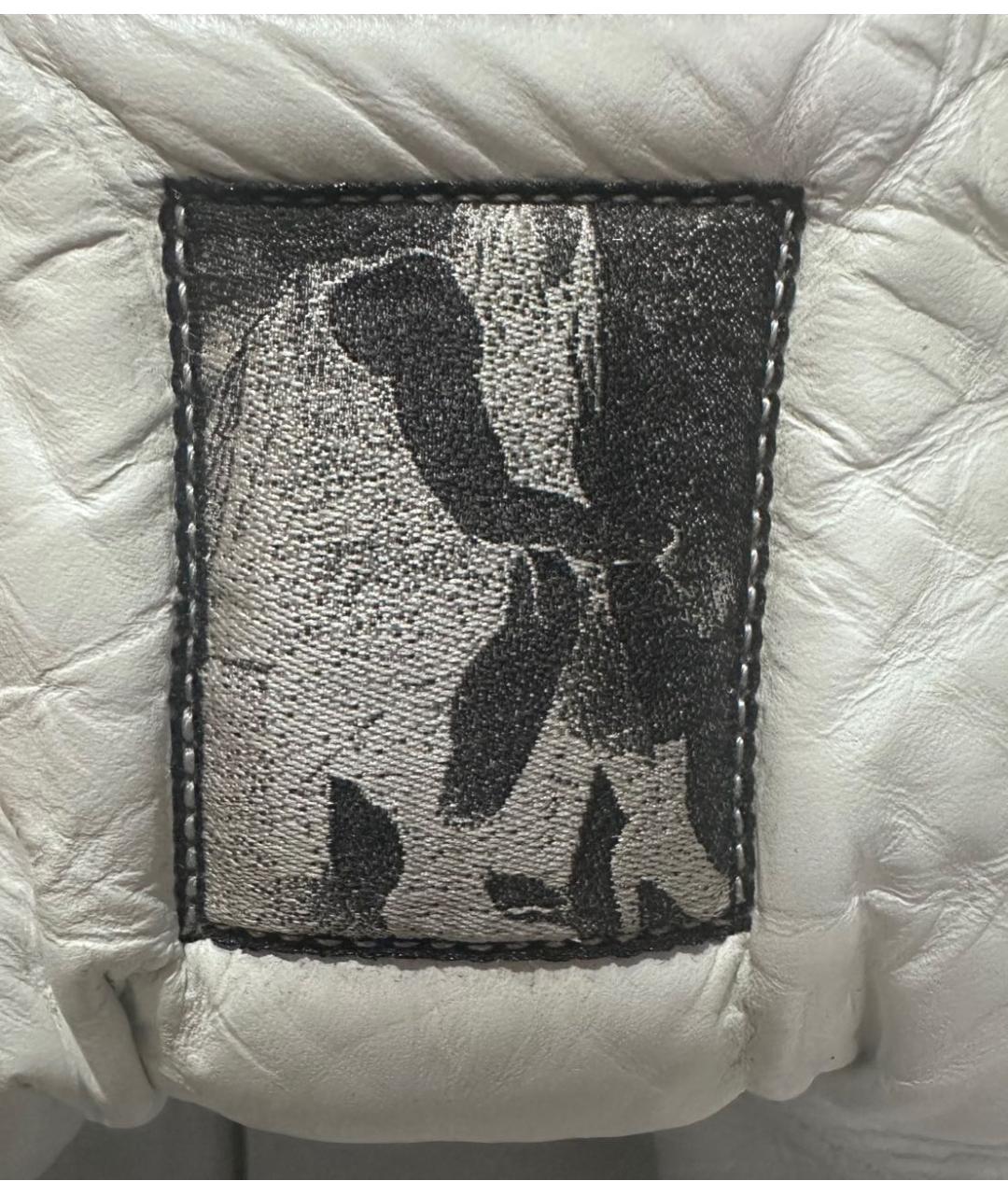 RICK OWENS Белые кожаные высокие кроссовки / кеды, фото 5