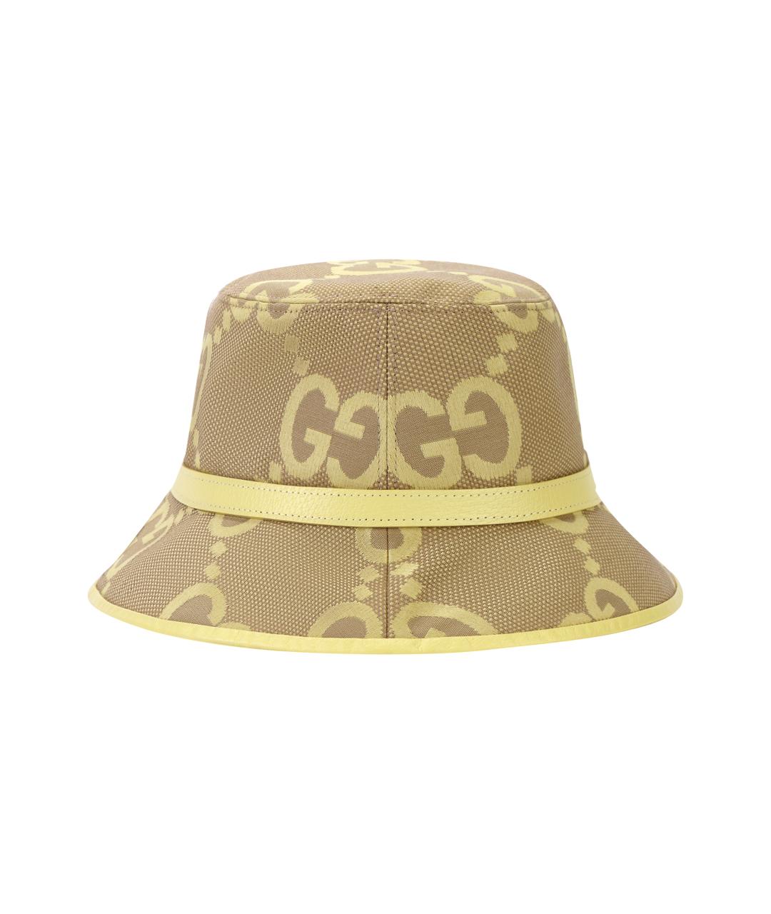 GUCCI Желтая панама, фото 2