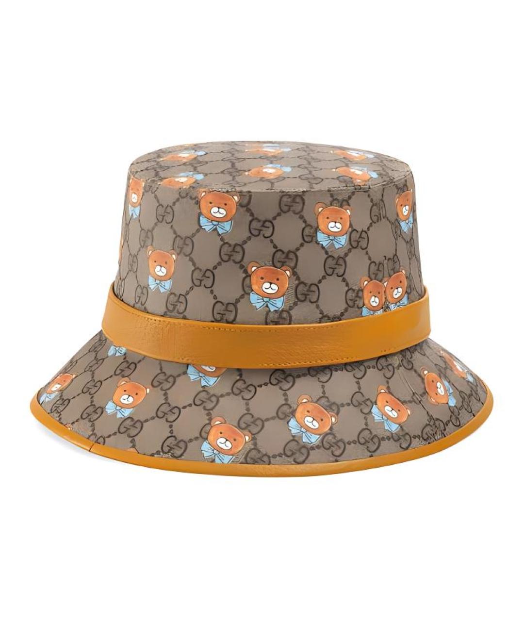 GUCCI Бежевая хлопковая панама, фото 4