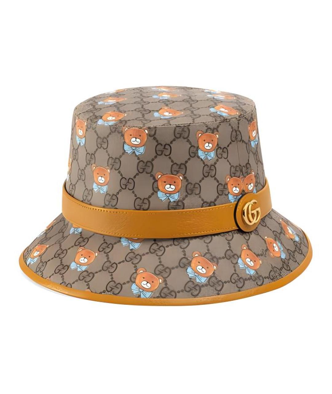 GUCCI Бежевая хлопковая панама, фото 2