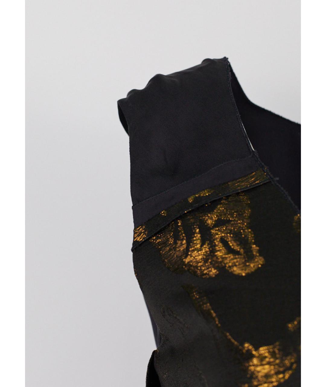 LANVIN Черное шелковое коктейльное платье, фото 2