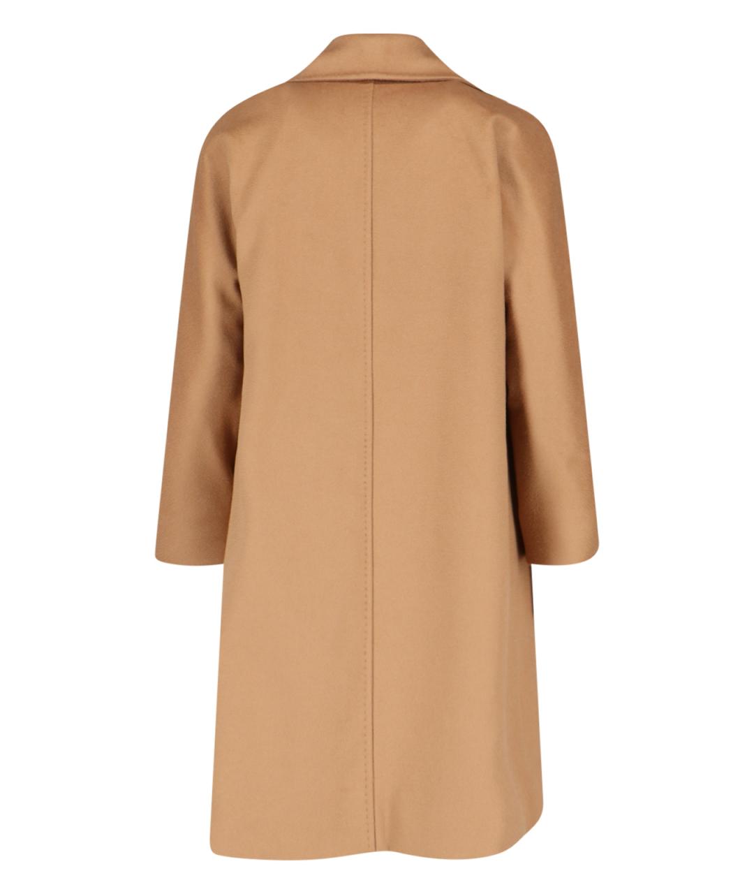 MAX MARA Бежевое шерстяное пальто, фото 2