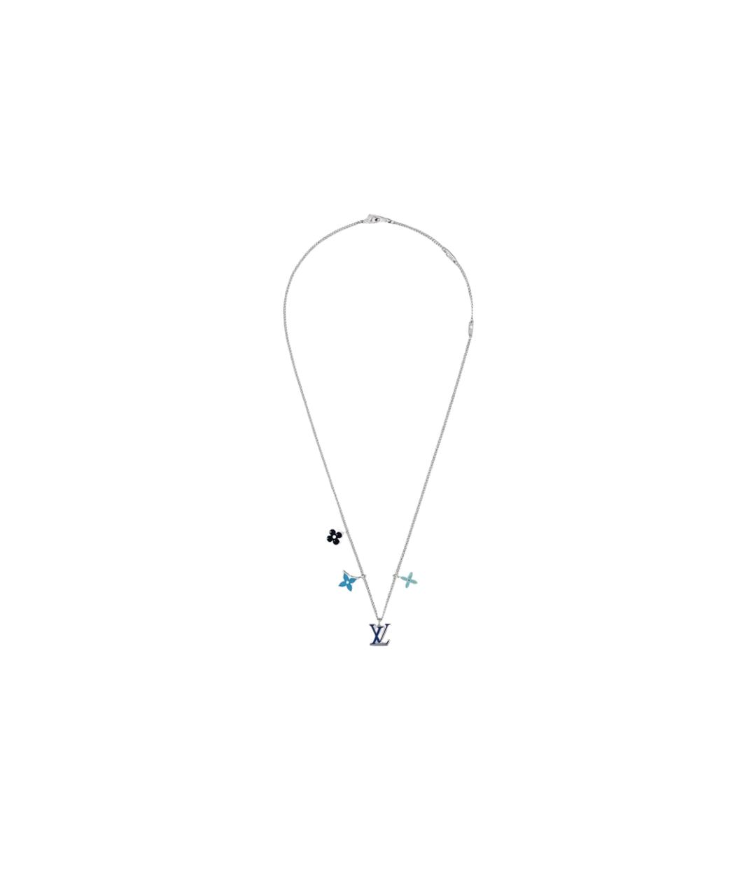 LOUIS VUITTON Серебряная металлическая цепочка/подвеска, фото 2