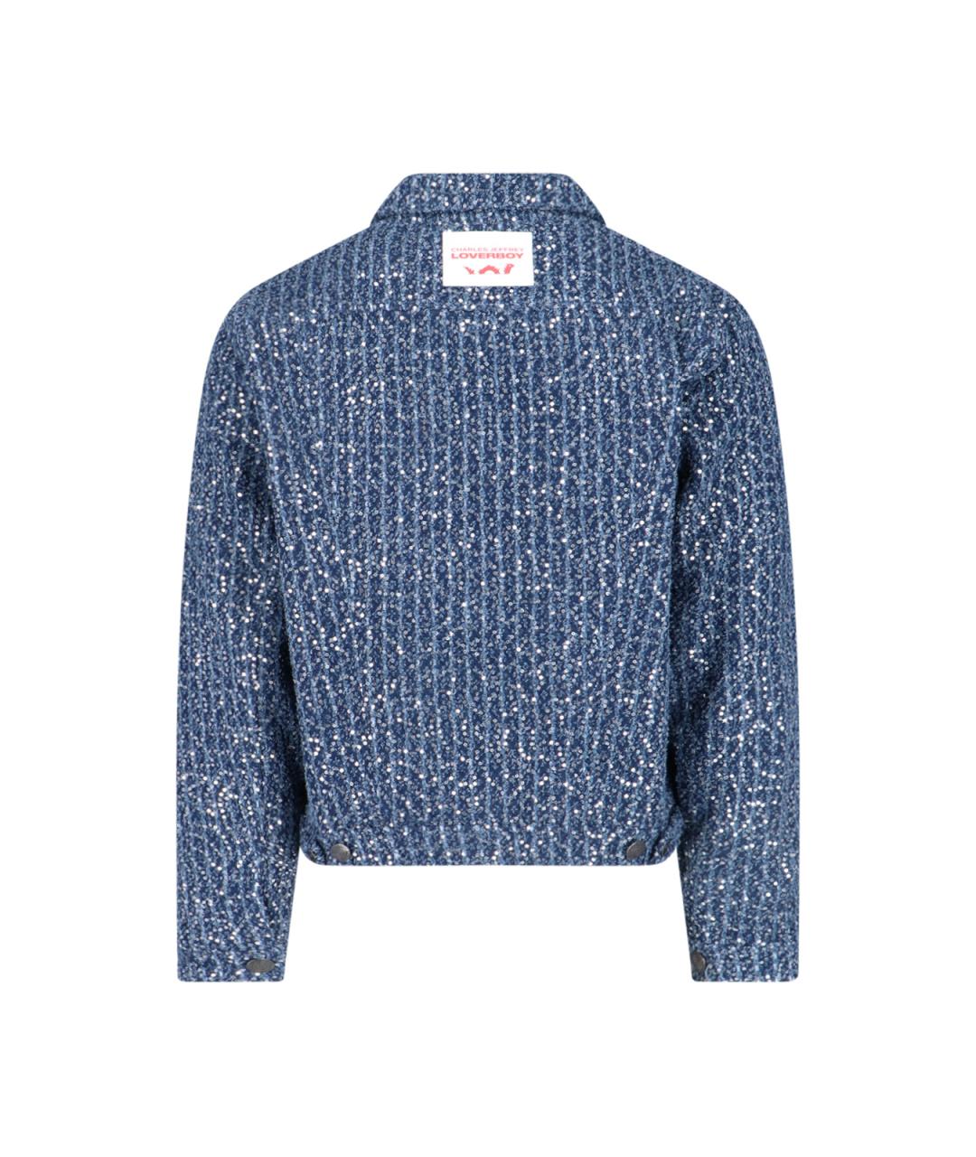 CHARLES JEFFREY LOVERBOY Синяя хлопковая куртка, фото 2