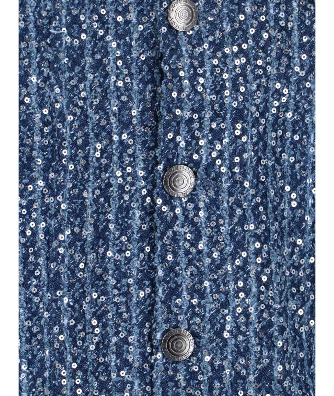 CHARLES JEFFREY LOVERBOY Синяя хлопковая куртка, фото 5