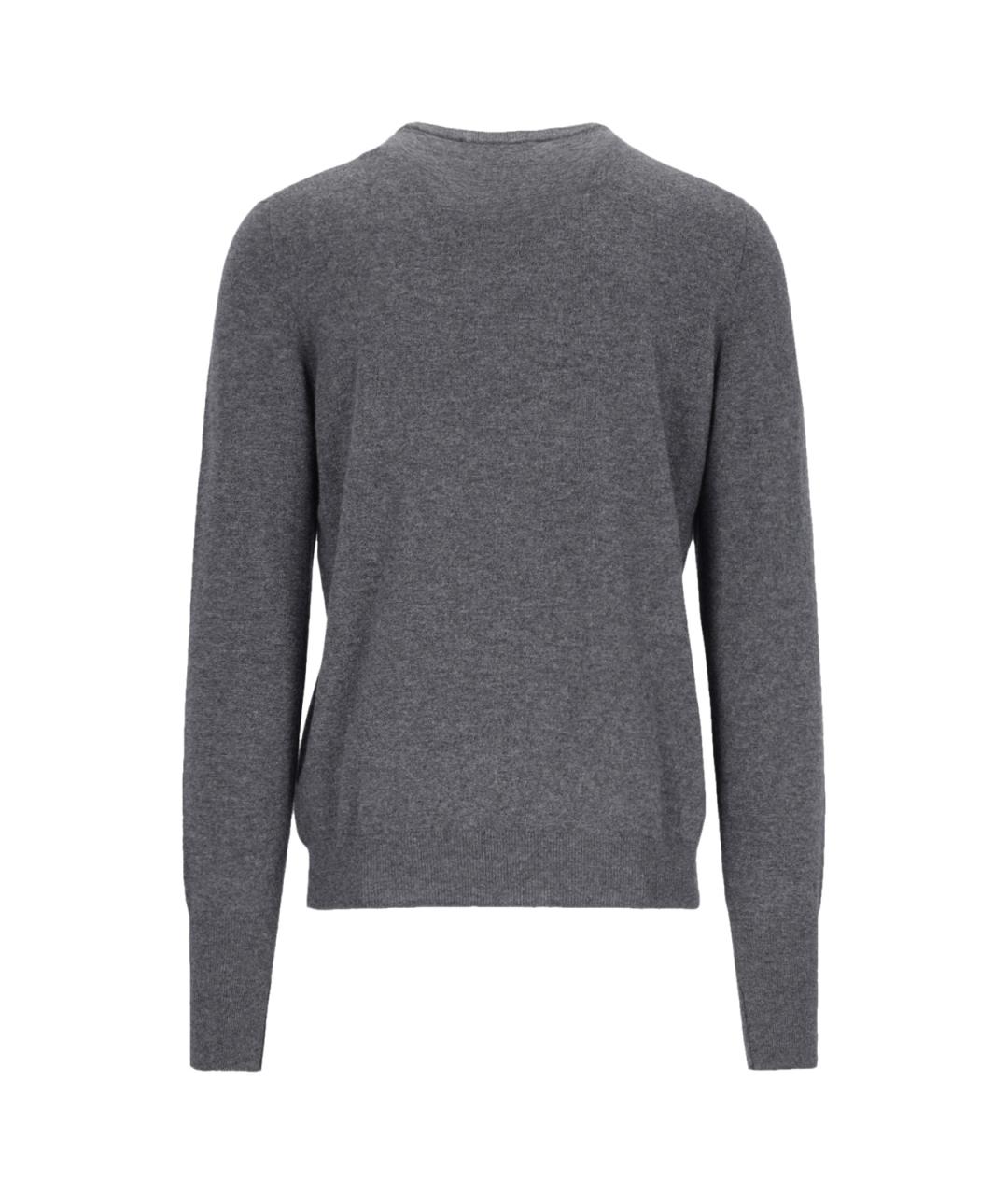 BALLANTYNE Антрацитовый кашемировый джемпер / свитер, фото 2