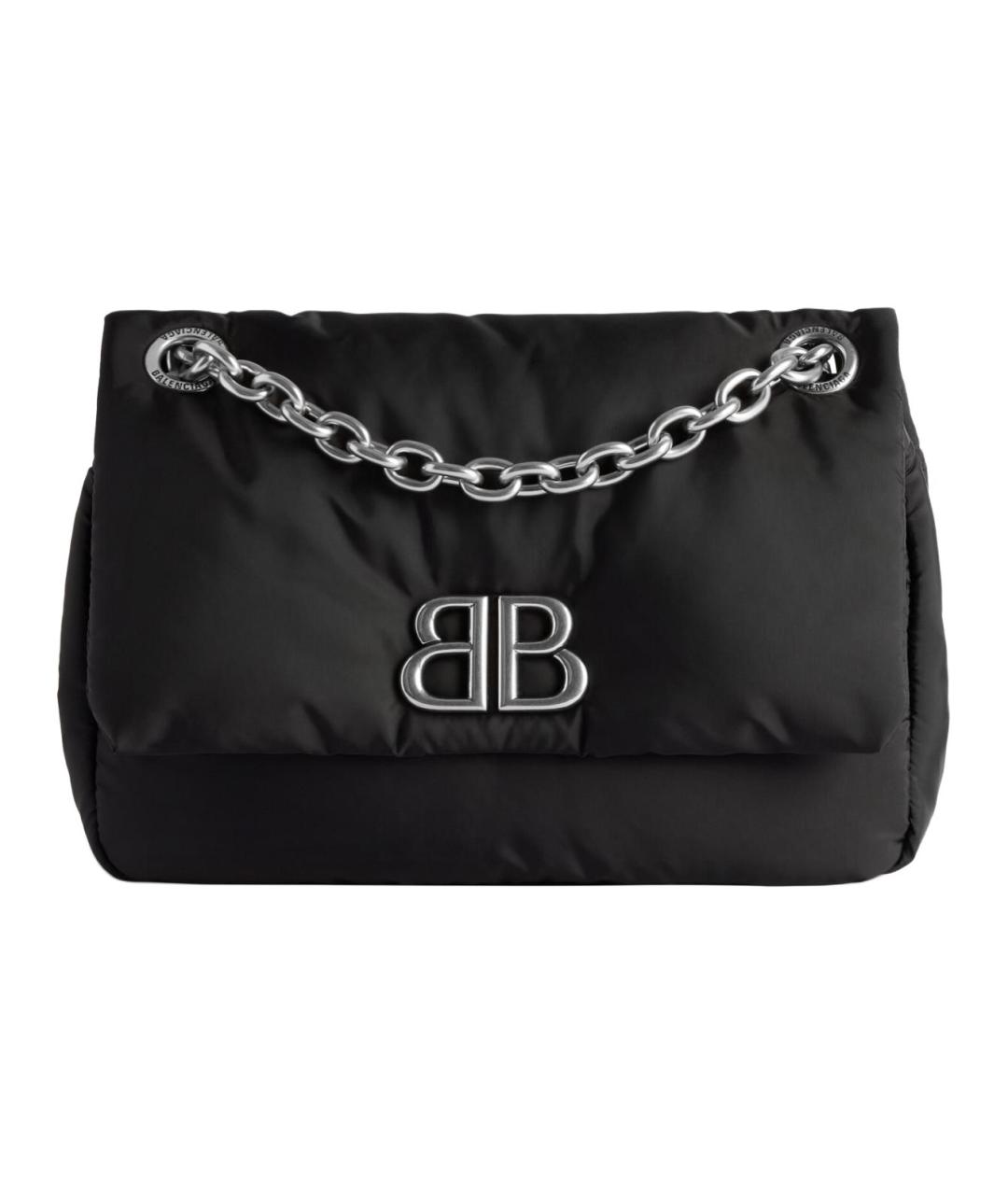 BALENCIAGA Черная тканевая сумка через плечо, фото 1